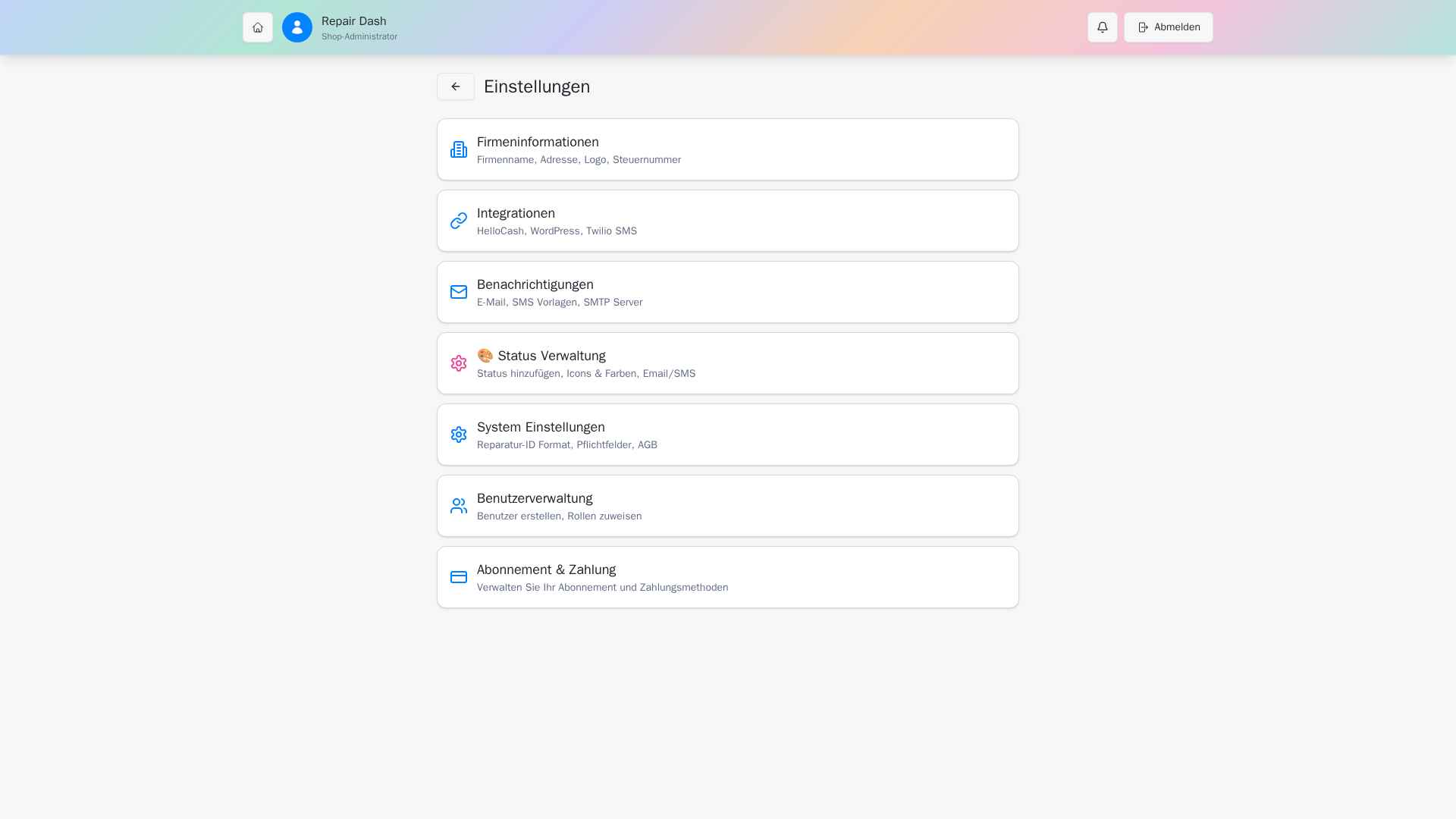 Lexoffice Integration Screenshot