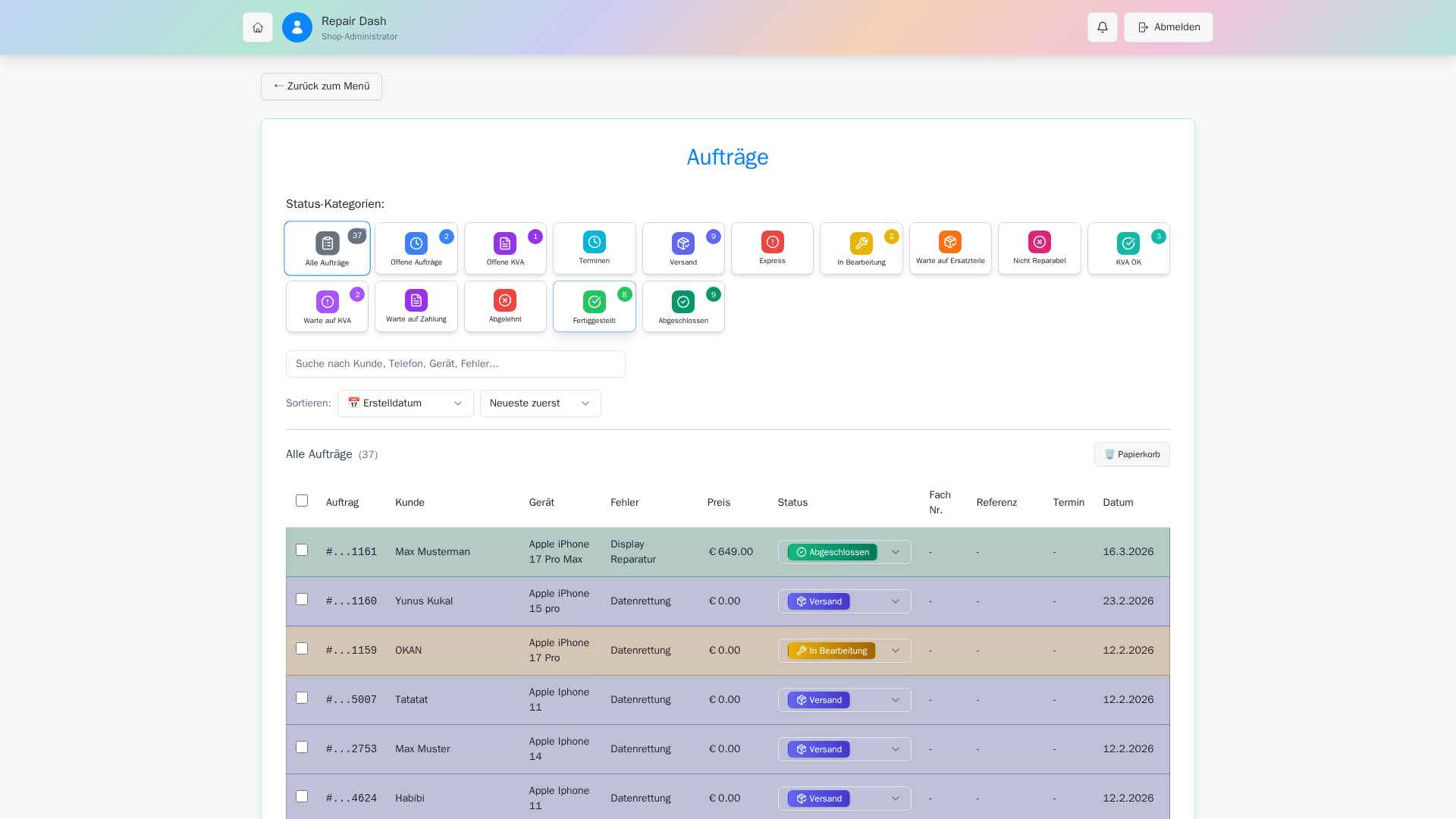 Live Monitor Screenshot